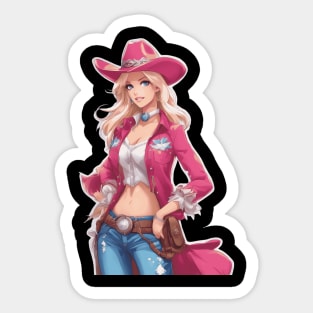 Lady Sherrif Sticker